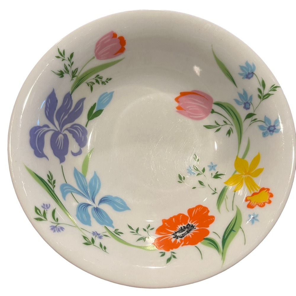 Heinrich Bavaria Primavera Cereal Bowl  Floral Porcelain Bone China Germany